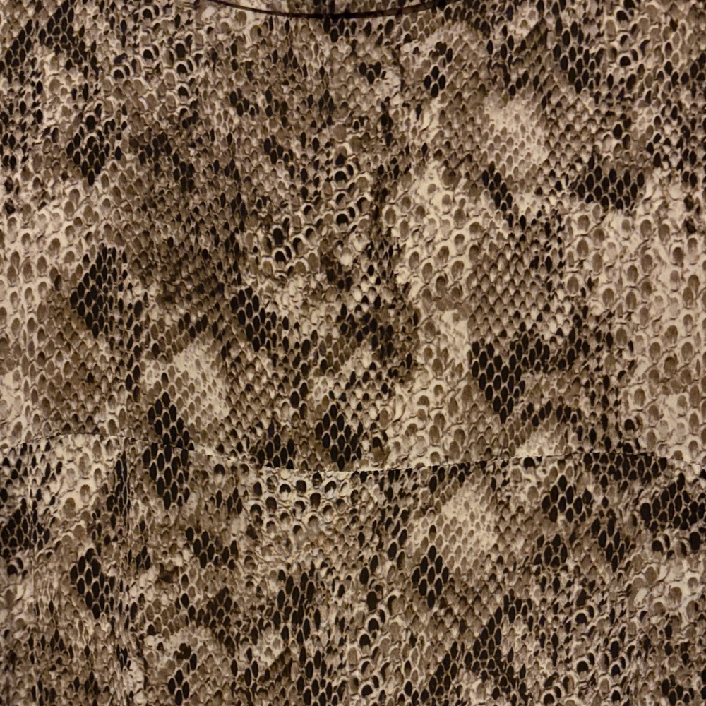 Kobi Halperin Brown Snake Print Midi Dress - Picture 10 of 10